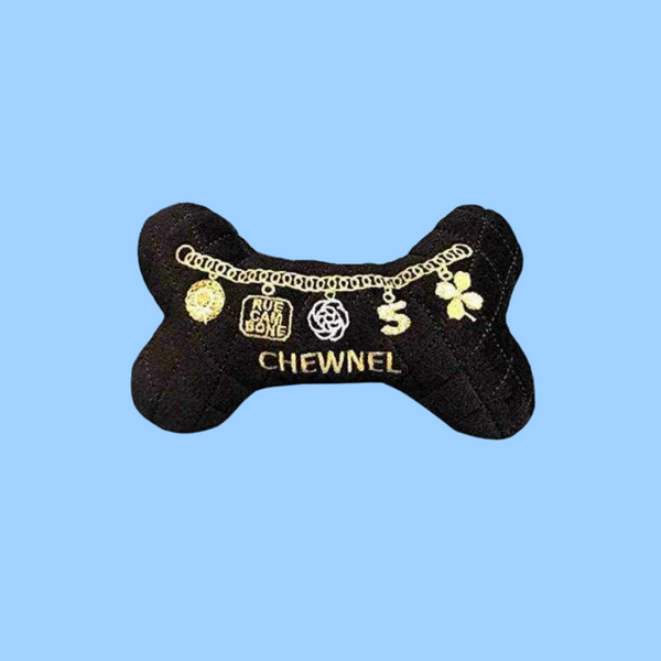 Black Chewnel Dog Toy