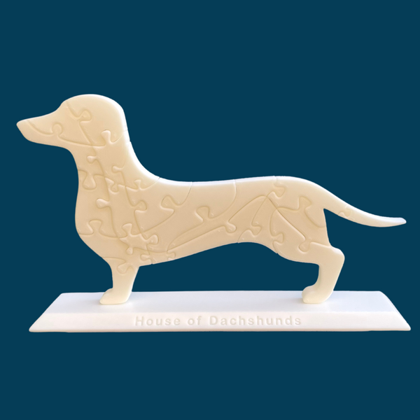 3D Dachshund Puzzle - 20 pieces