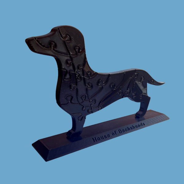 3D Dachshund Puzzle - 20 pieces